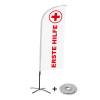 Beach Flag Alu Wind Set 310 With Water Tank Design First Aid - 3