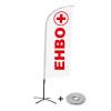 Beach Flag Alu Wind Complete Set First Aid French - 4