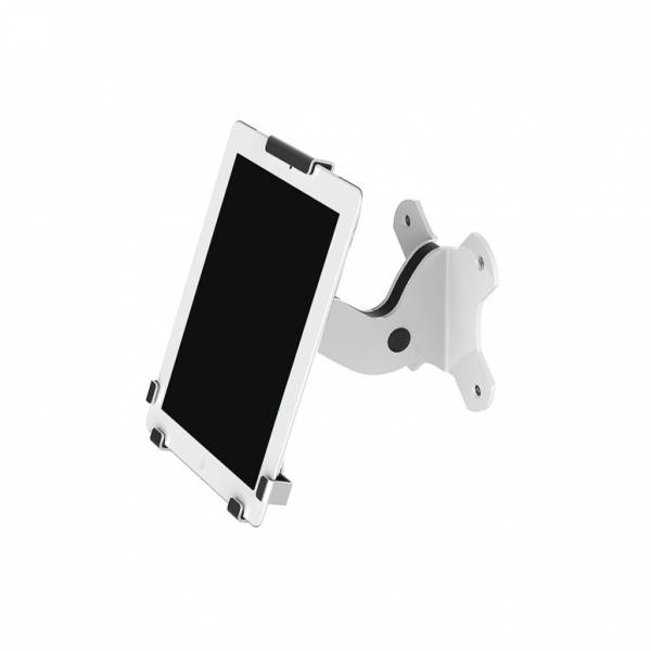 Zárható iPad Tablet Tartó - Tri Grip Design - Fehér & Fekete