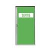 Door Wrap 80 cm Exit Green Spanish - 1