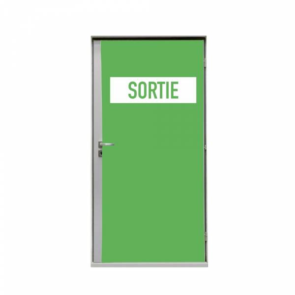 Door Wrap 80 cm Exit Green French