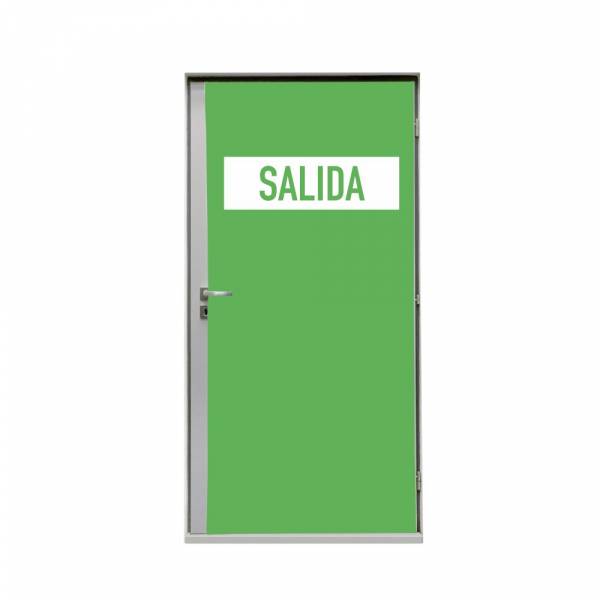 Door Wrap 80 cm Exit Green Spanish