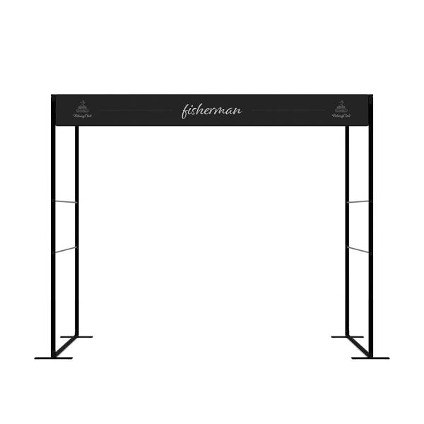 FlexFrame Top Banner | 300 x 30 cm | Fekete