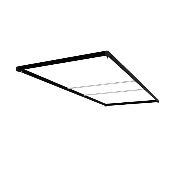 FlexFrame Roof 100 x 250 cm Black (incl. Extension Set 50 cm)