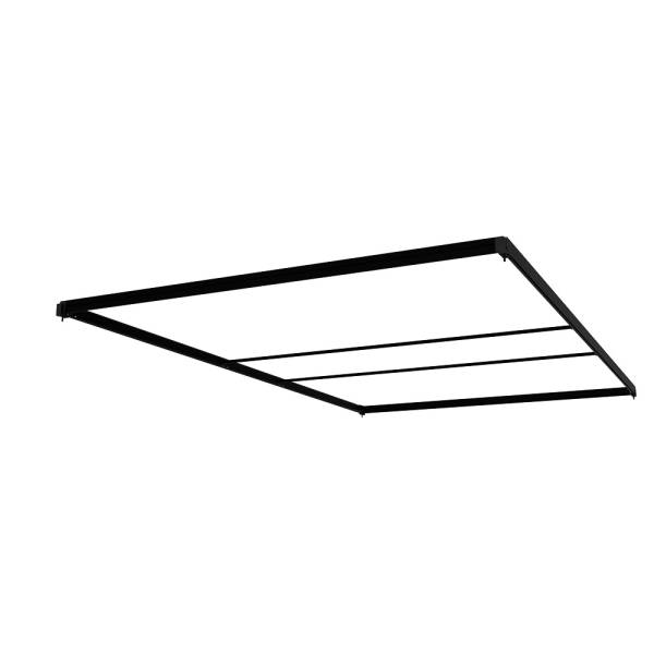 FlexFrame Roof 150 x 250 cm Black (incl. Extension Set 50 cm)