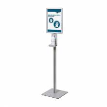 Hand Sanitiser Stand Classic Snap Frame A3 Mitred Corners