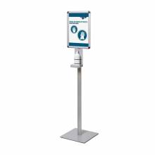 Hand Sanitiser Stand Classic Snap Frame A3 Round Corners
