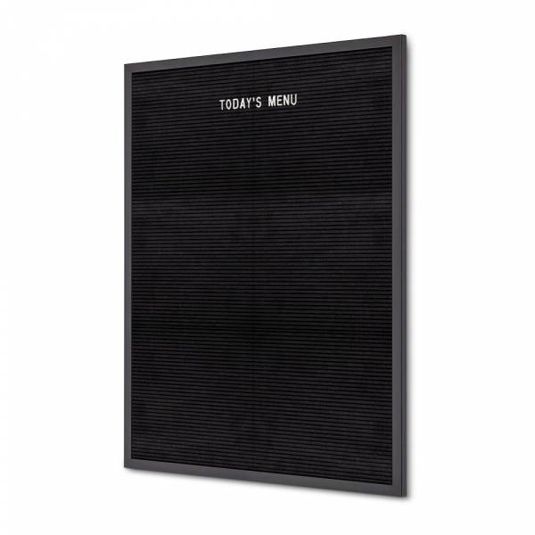 Black Letter Board 60 x 80 cm, fekete keret