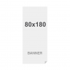 Prémium banner nyomtatás No Curl 220g/m2, matt felület, 170x220cm, lyukakkal a sarkoknál - 6