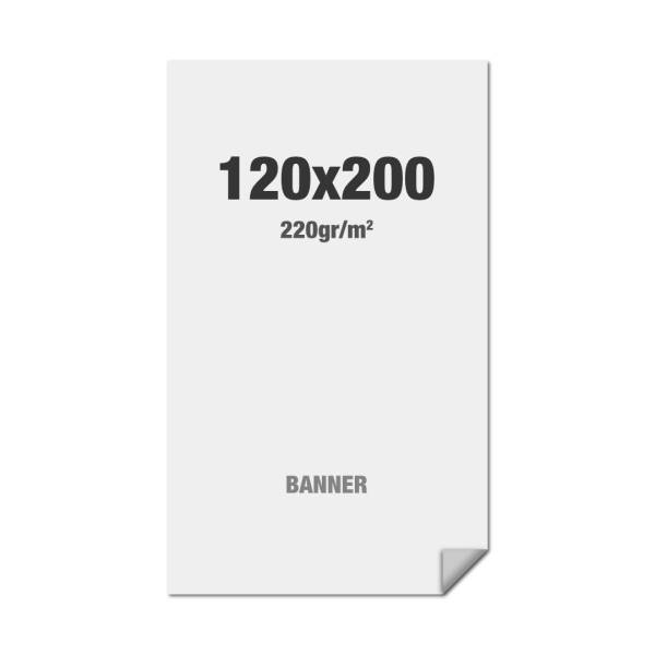 Premium banner nyomtatás No Curl 220g/m2, matt felület, 1200x2000mm