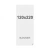 Premium banner nyomtatás No Curl 220g/m2, matt felület, 850x2000mm - 9