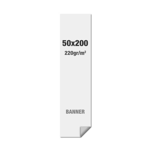 Premium banner nyomtatás No Curl 220g/m2, matt felület, 500 x 2000 mm