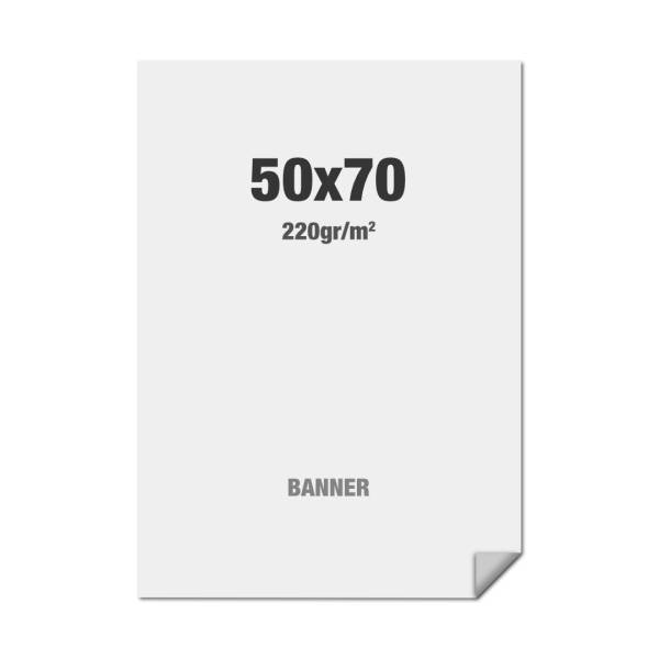 Premium banner nyomtatás No Curl 220g/m2, matt felület, 500x700mm