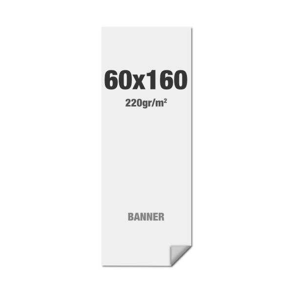 Premium banner nyomtatás No Curl 220g/m2, matt felület, 600x1600mm