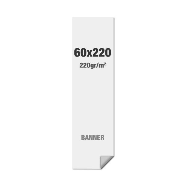 Premium banner nyomtatás No Curl 220g/m2, matt felület, 600 x 2200mm