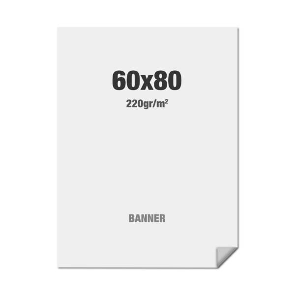 Premium banner nyomtatás No Curl 220g/m2, matt felület, 600x800mm