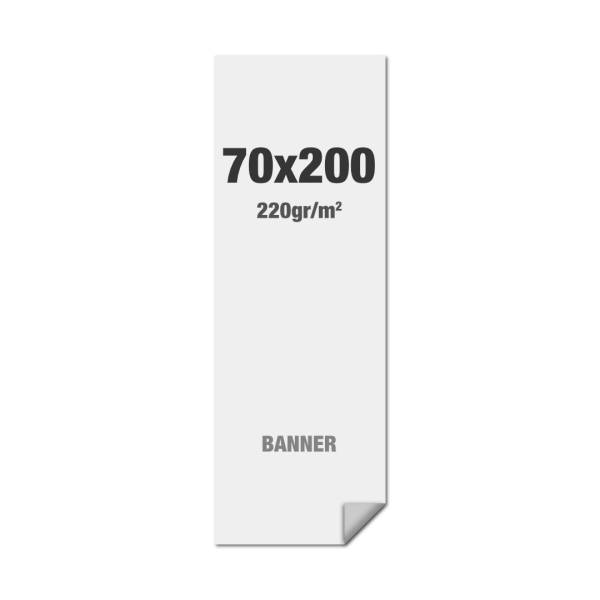 Premium banner nyomtatás No Curl 220g/m2, matt felület, 700 x 2000 mm