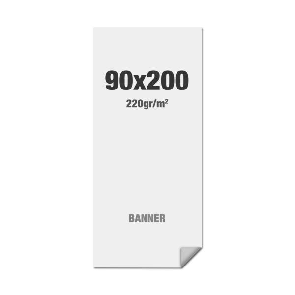 Premium banner nyomtatás No Curl 220g/m2, matt felület, 900x2000mm