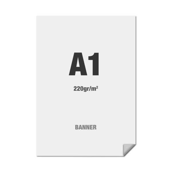 Premium banner nyomtatás No Curl 220g/m2, matt felület, 594x841mm