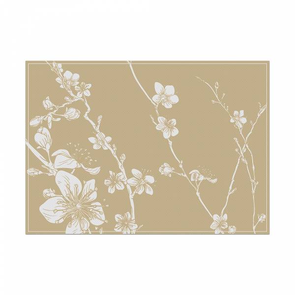 Placemat Abstract Blossom Beige