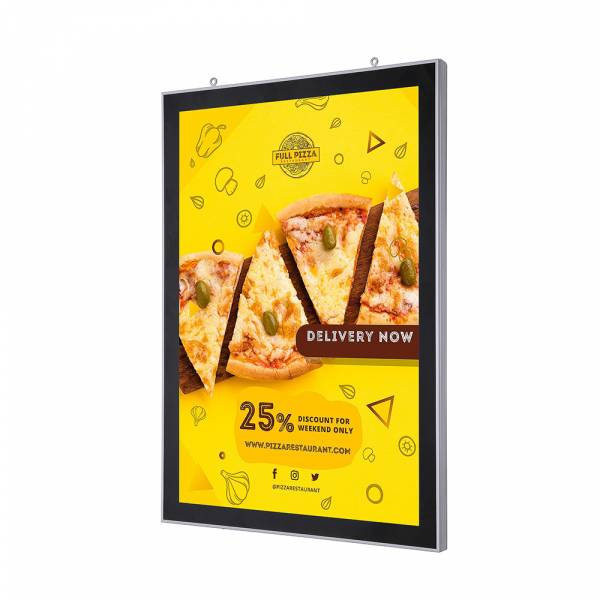 LED Magnetic Poster Frame Double-Sided A2