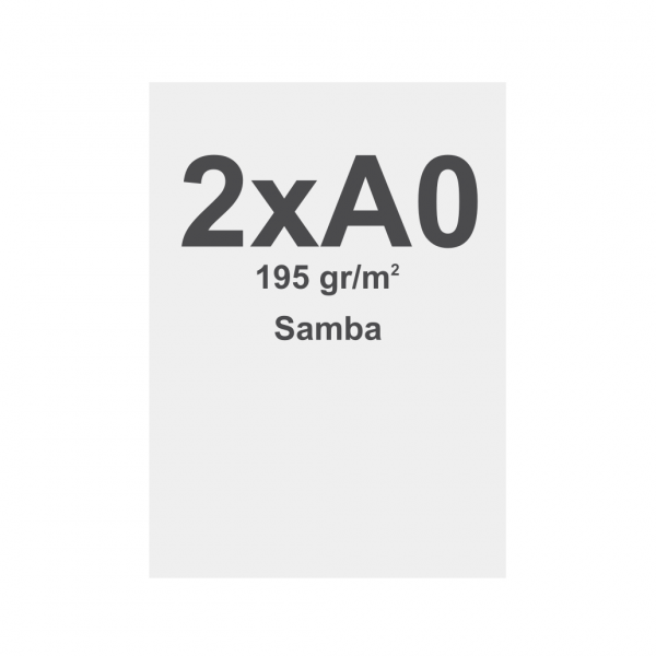 Textile Frame Graphic Samba (SEG) 195g/m2 Sublimation Print 2x A0
