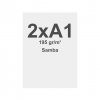 Fabric Frame Graphic Samba (SEG) 195g/m2 Sublimation Print 2x A1 - 3