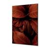 Textile Wall Decoration SET A2 Botanical Leaves Red - 4
