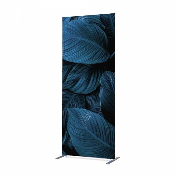 Textile Room Divider Deco 85-200 Double Botanical Blue Leaves ECO print material