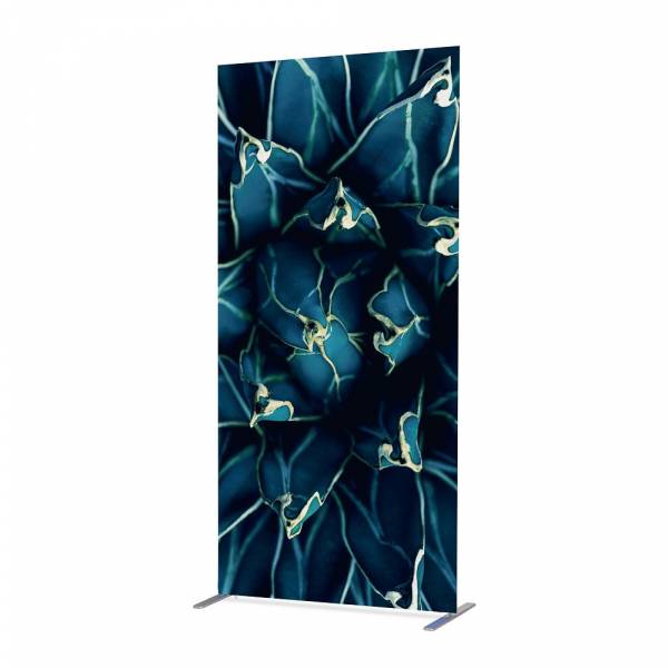 Textile Room Divider Deco 100-200 Cactus Blue ECO print material