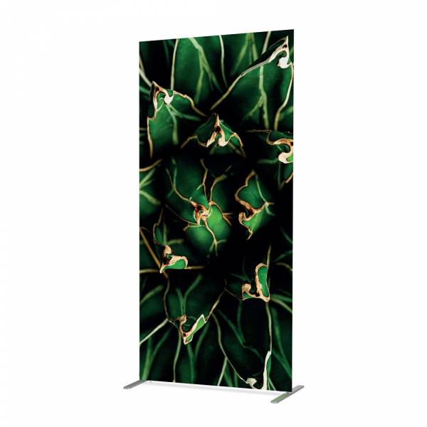 Textile Room Divider Deco 100-200 Cactus Green ECO print material