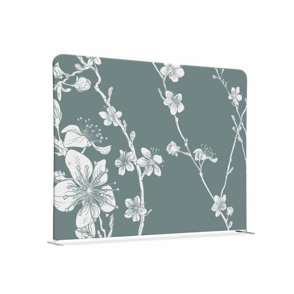 Textile Room Divider Abstract Japanese Blossom
