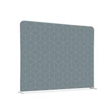 Textile Room Divider 150-150 Double Hexagon Grey