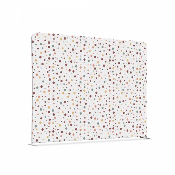 Textile Room Divider 150-150 Double Dots Colour Earth